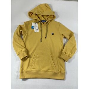 Camii Mia Big Boys Sweatshirt Hooded Solid Pullover Hoodies for Boys Sz S Yellow